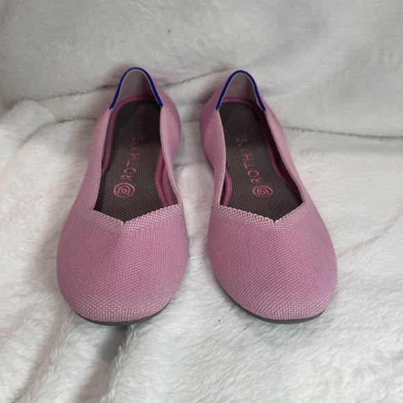 Rothy's Round Toe Ballet Flat - Retired color - begonia pink- Size 8 - Picture 2 of 10
